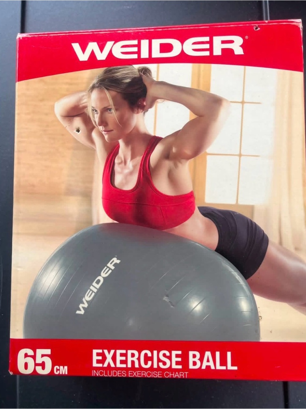 New weider exercise ball